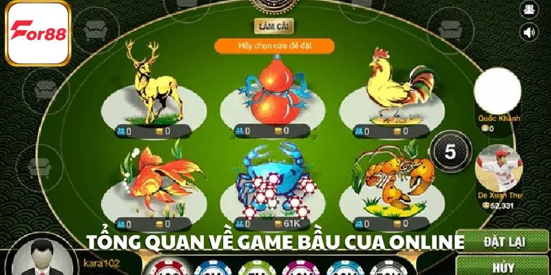 Tổng quan về game bầu cua
